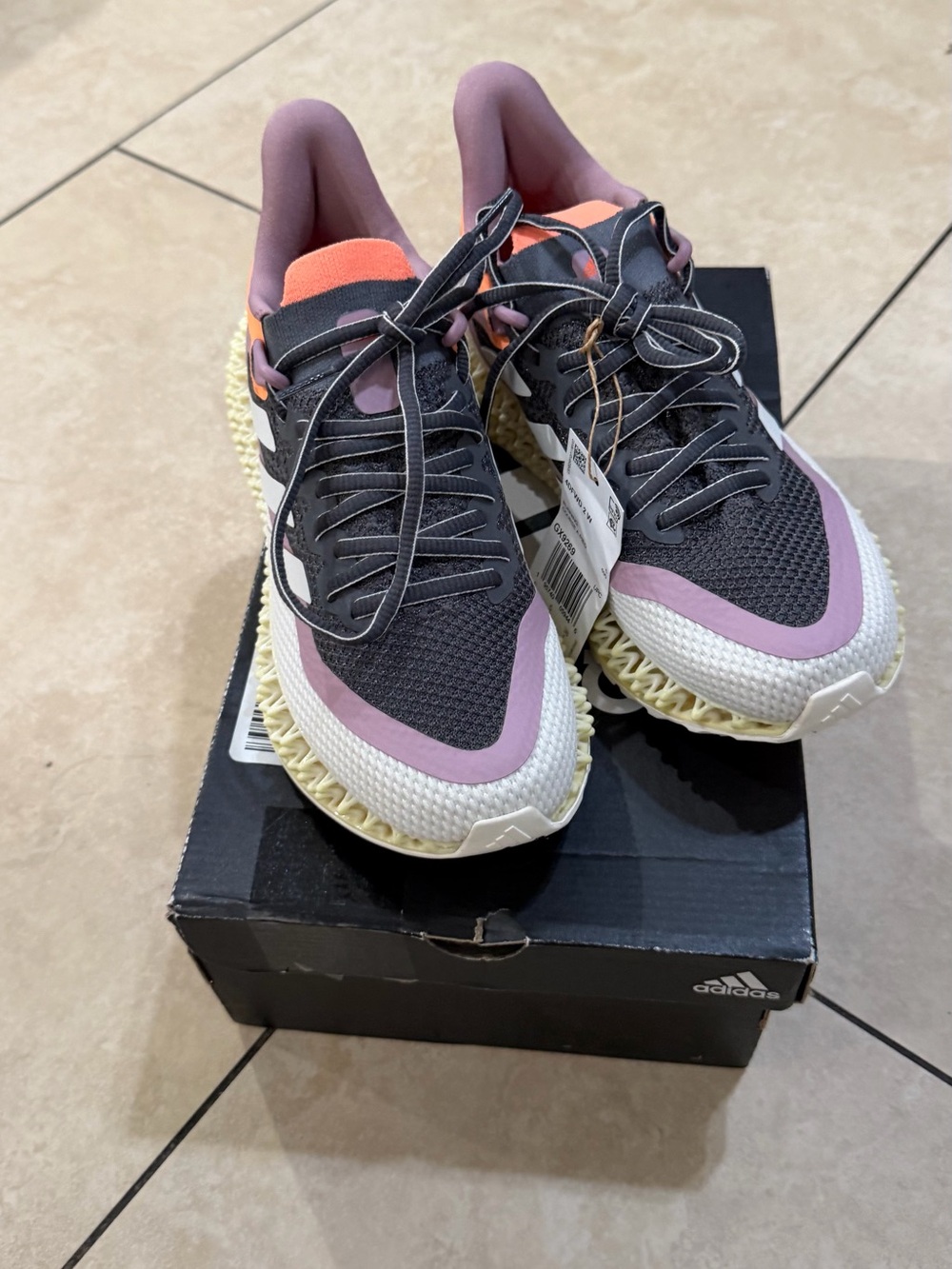 adidas Women's Running Shoes in Charcoal, Pink & Coral